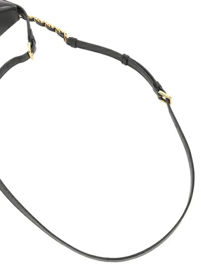 Pre-owned Dior 2021-2025 Mini Calfskin 30 Montaigne Amber Bucket Bag Satchel In Black