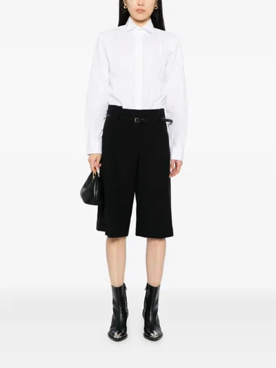 Ych Belted Shorts In Black