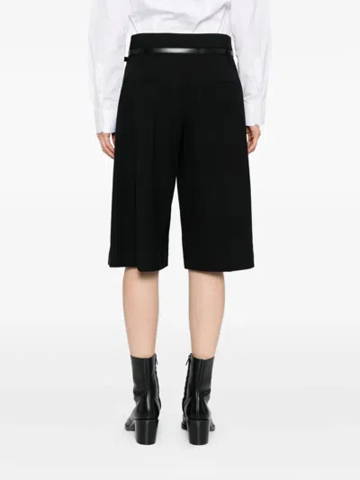 Ych Belted Shorts In Black