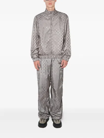 Misbhv Monogram-patterned Trousers In Gray