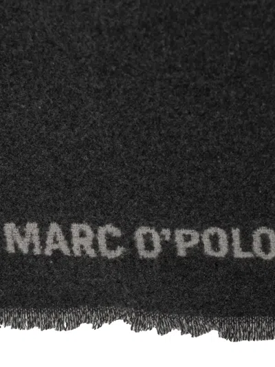 Marc O'polo Fringed Scarf In Black