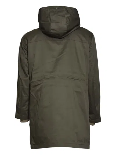 Equipe '70 Structured Green Coat With Classic Silhouette In Green