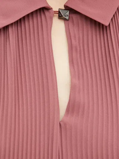 Liu •jo Collared Mini Dress In Pink