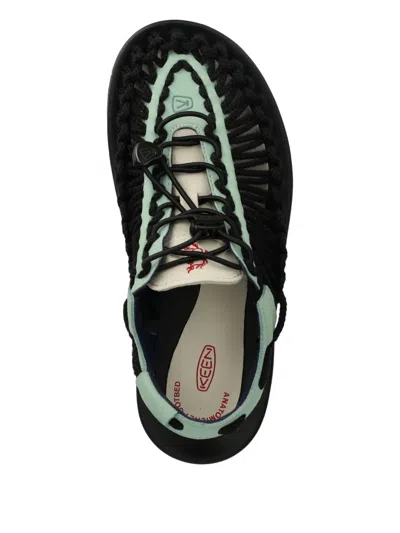 Keen Footwear Uneek Woven Drawstring Sandals In Black