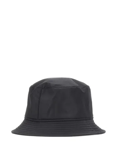 Borsalino Morgan Rain Logo-plaque Bucket Hat In Black