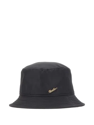Borsalino Morgan Rain Logo-plaque Bucket Hat In Black