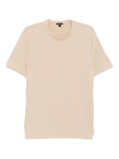 James Perse Heavy Luxe Crew Tee In Neutral