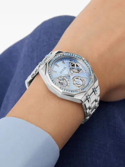 Guess Usa Chronograph Quartz 38mm In Metallic