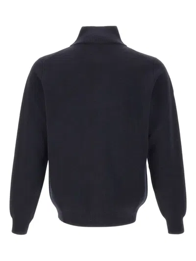 Filippo De Laurentiis Stand-up Collar Patch-pocket Jacket In Blue