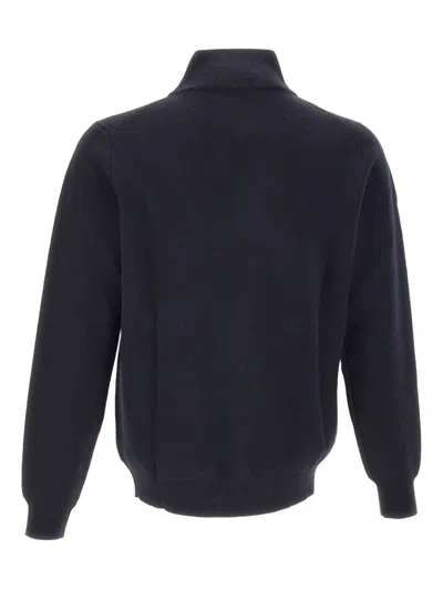 Filippo De Laurentiis Stand-up Collar Patch-pocket Jacket In Blue