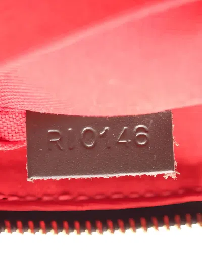 Pre-owned Louis Vuitton 2016 Damier Ebene Siena Mm Tote Bag In Brown