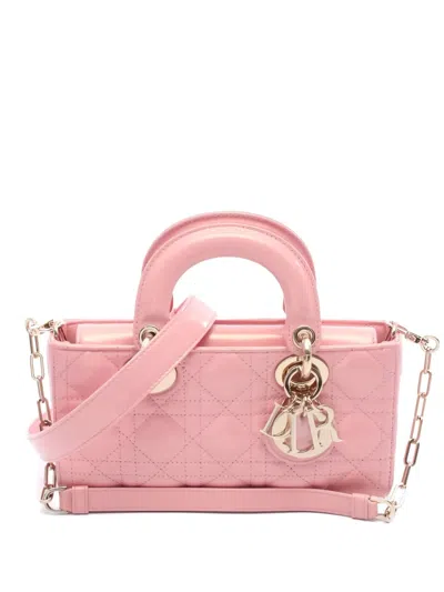 Pre-owned Dior 2010s Mall Lady D-joy Tote Bag In Pink