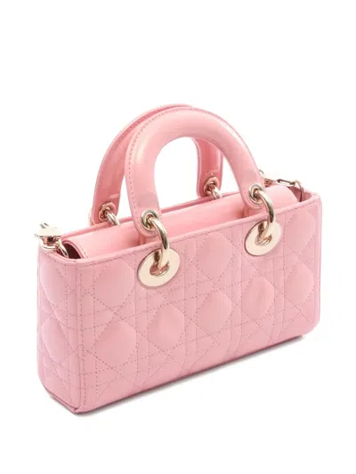 Pre-owned Dior 2010s Mall Lady D-joy Tote Bag In Pink
