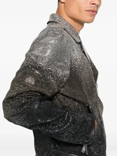 Dsquared2 Long Sleeve Casual Jacket In Black