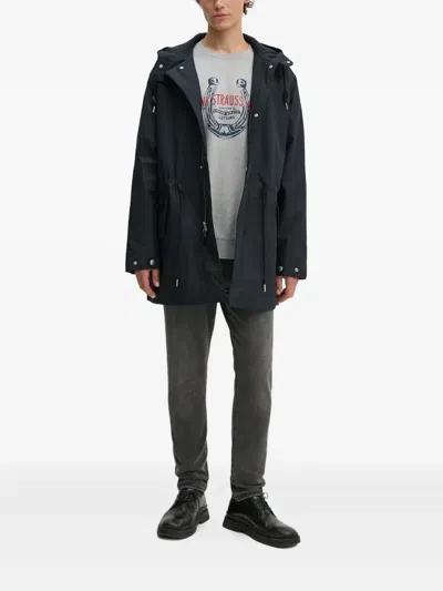 Levi's Harrison Hooded Zip Parka In Black