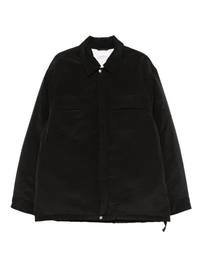 Peacemaker Oamc Padded Shirt Jacket In Black