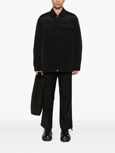 Peacemaker Oamc Padded Shirt Jacket In Black