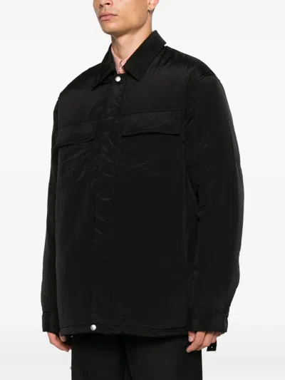 Peacemaker Oamc Padded Shirt Jacket In Black