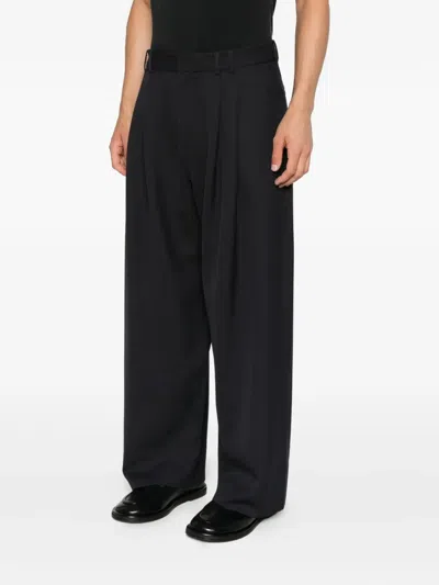 Studio Nicholson Pleated Trousers In Black