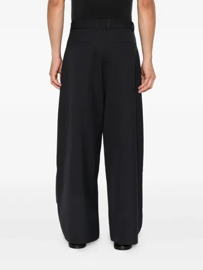 Studio Nicholson Pleated Trousers In Black