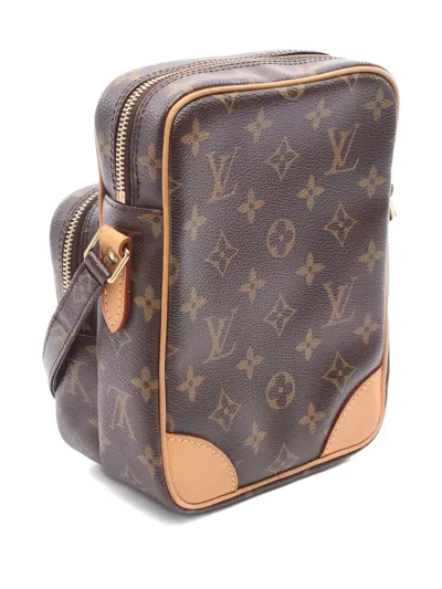 Pre-owned Louis Vuitton 2005 Monogram Amazon Crossbody Bag In Brown