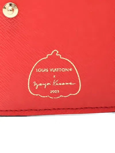 Pre-owned Louis Vuitton X Yayoi Kusama 2021s Bi-fold Wallet In Brown