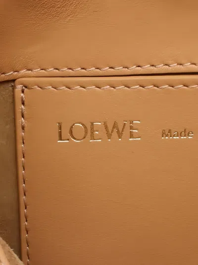 Pre-owned Loewe Paseo Satchel In Neutral
