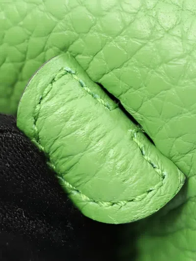 Pre-owned Hermes 2024 Evelyne Tpm Perforated Shoulder Bag In Green