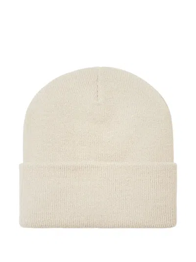 Carhartt Ashley Ribbed Beanie Hat In Neutral