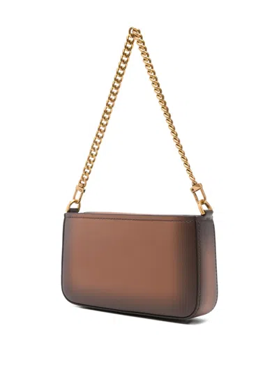 Michael Kors Bryant Chain-strap Leather Satchel In Brown