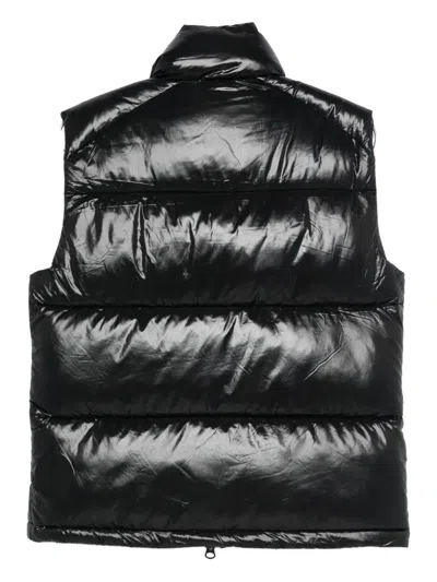 Save The Duck Aliantus Puffer Vest Jacket In Black