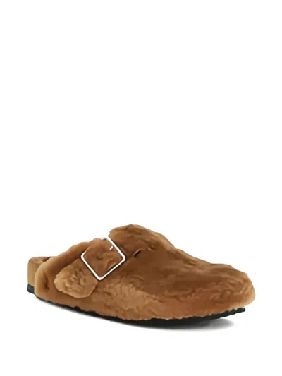 Birkenstock Becomes Berlin Boston Shearling 1774 In Brown