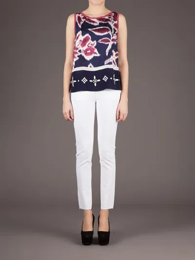 Mantù Printed Sleeveless Top In Multi