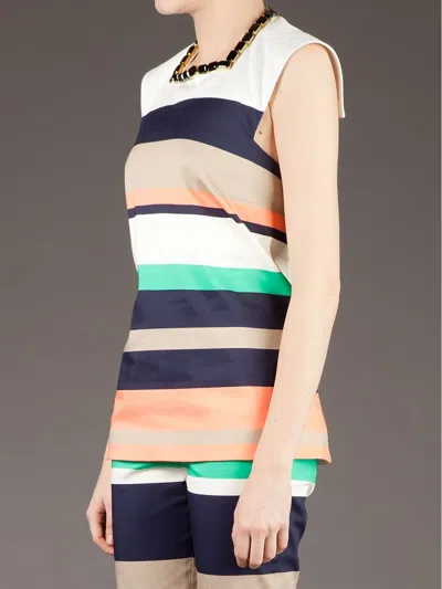 Galitzine Striped Trouser Set In Multi