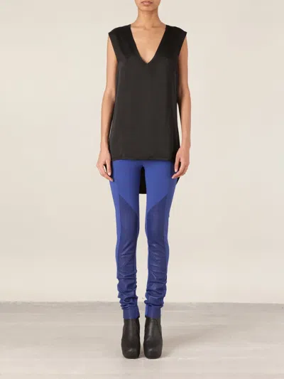 Ilaria Nistri Panelled Leggings In Blue