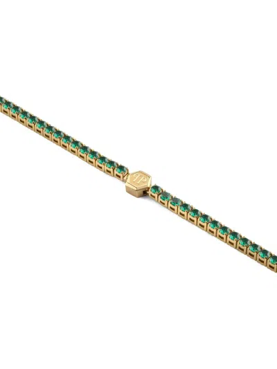Philipp Plein Plein Tennis Royal Bracelet In Metallic