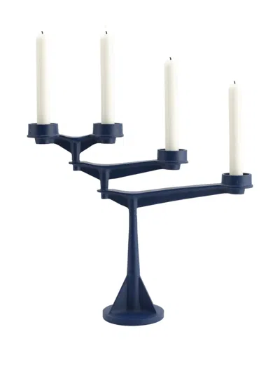 Tom Dixon Spin Candelabra (34cm X 38.6cm) In Blue