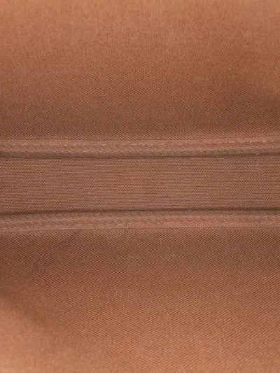 Pre-owned Louis Vuitton 2000 Monogram Pochette Accessoires Shoulder Bag In Brown