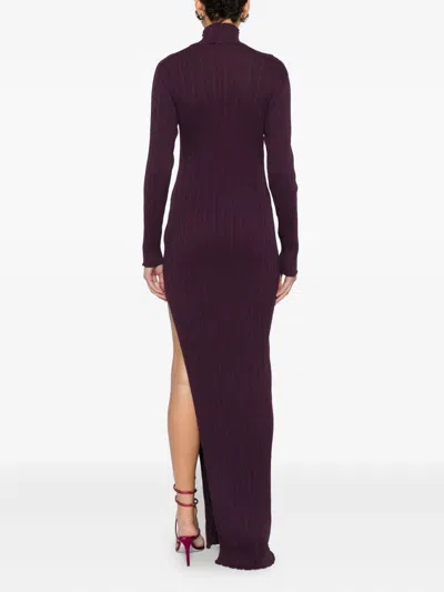 Giuseppe Di Morabito Wool-blend Dress In Brown