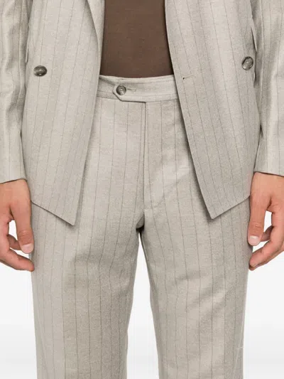 Tagliatore Pinstriped Blazer In Neutral