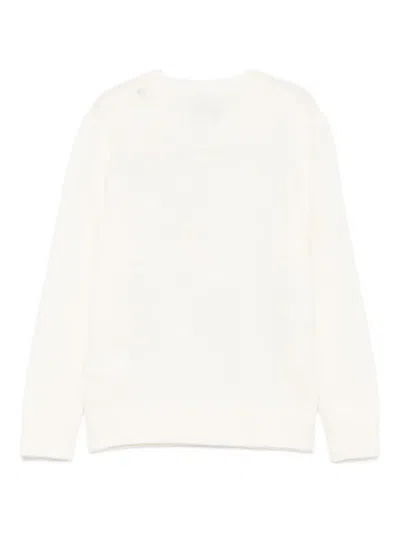 Mc2 Saint Barth Graphic-print Sweater In White