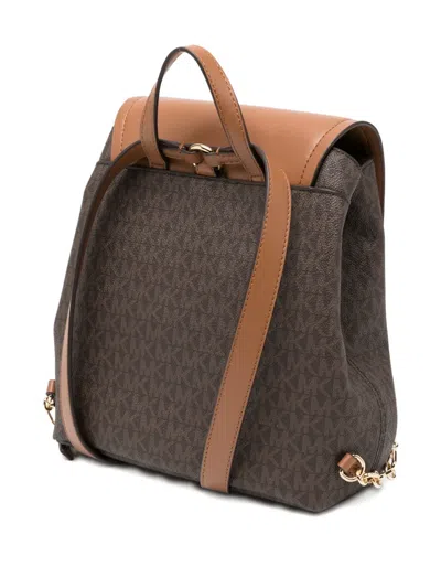 Michael Kors Small Tribeca Backpack In Brown