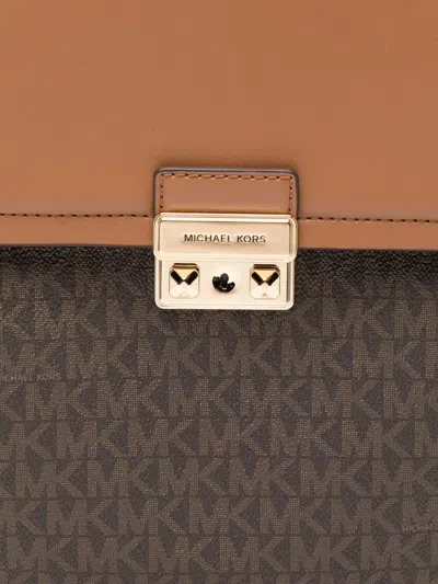 Michael Kors Small Tribeca Backpack In Brown