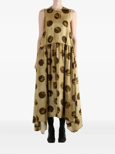 Uma Wang Avery Dress In Multi