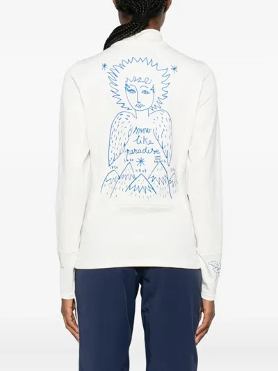 Rossignol Graphic-print Performance Sweatshirt In White