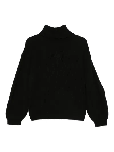 Semicouture Sweaters Blacks And Greys In Black