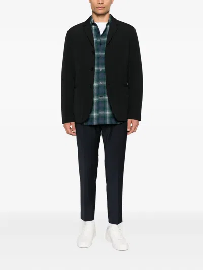 Aspesi Paper Jacket In Black