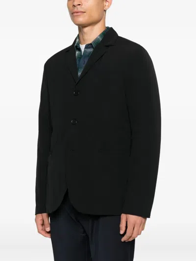 Aspesi Paper Jacket In Black