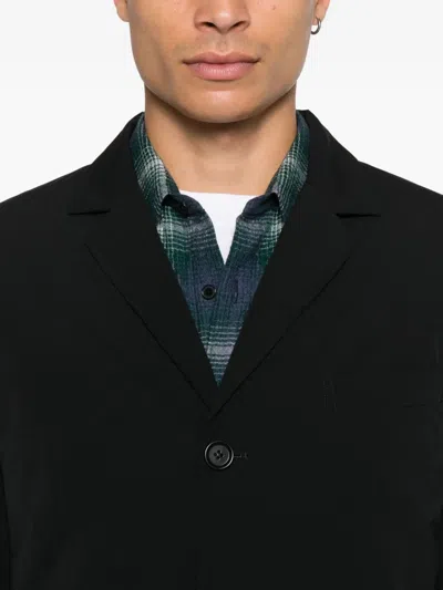 Aspesi Paper Jacket In Black