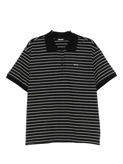 Rotate Birger Christensen Polo With Logo In Black